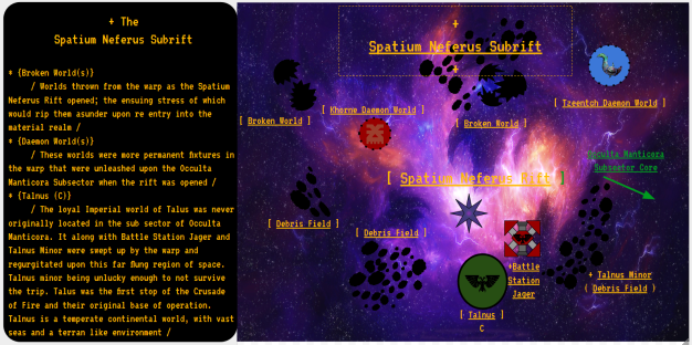 spatium neferus subrift