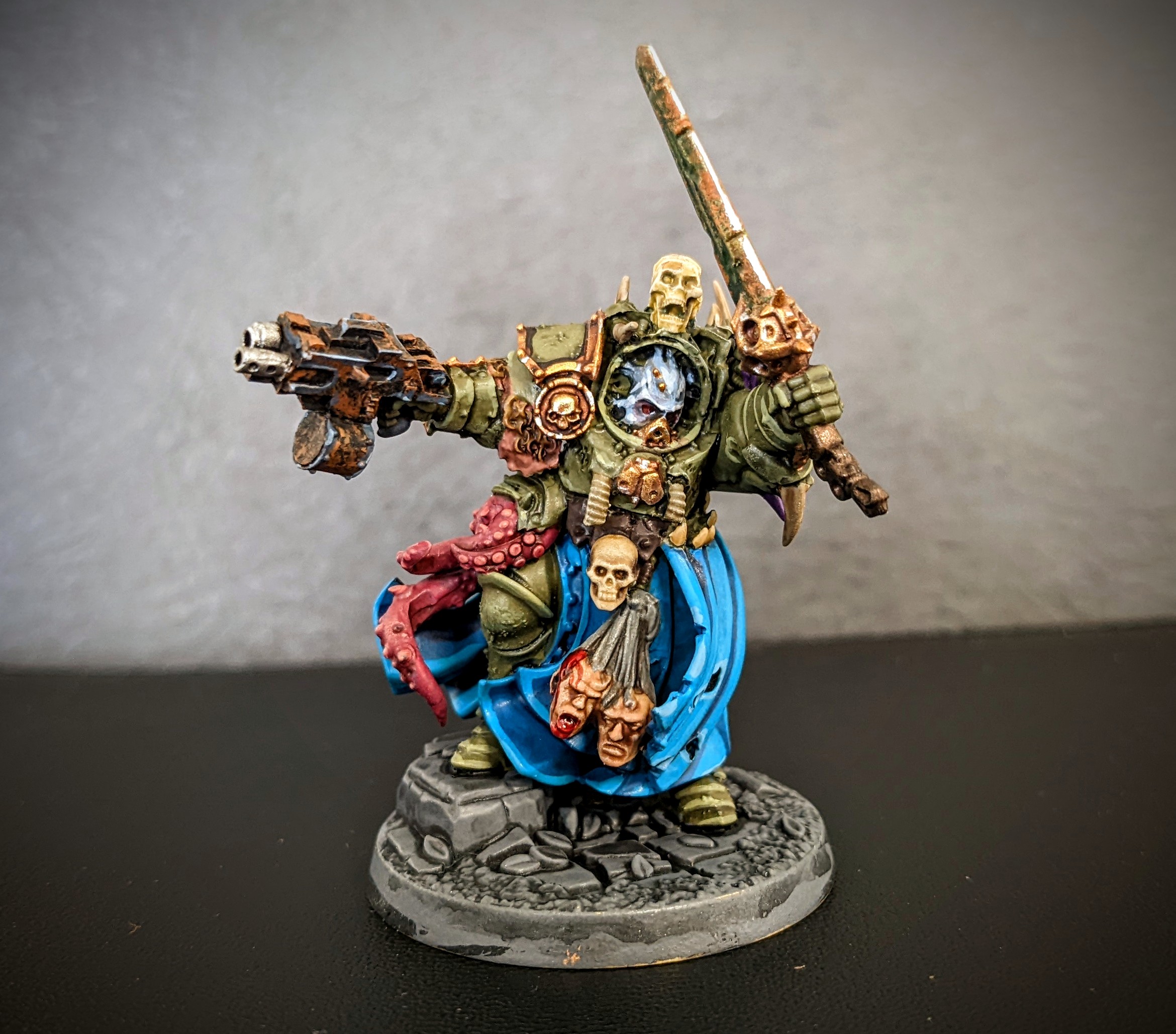 Fully Painted: Zealot Minotaur, Commander Ze, Blightlord Termintor